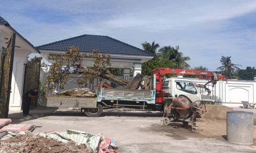 Thi công sân vườn